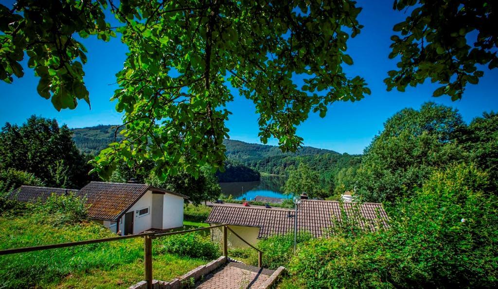 Feriendomizil Haus Am See Villa Biersdorf Exterior foto